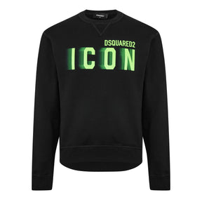 Icon Print Cotton Sweatshirt