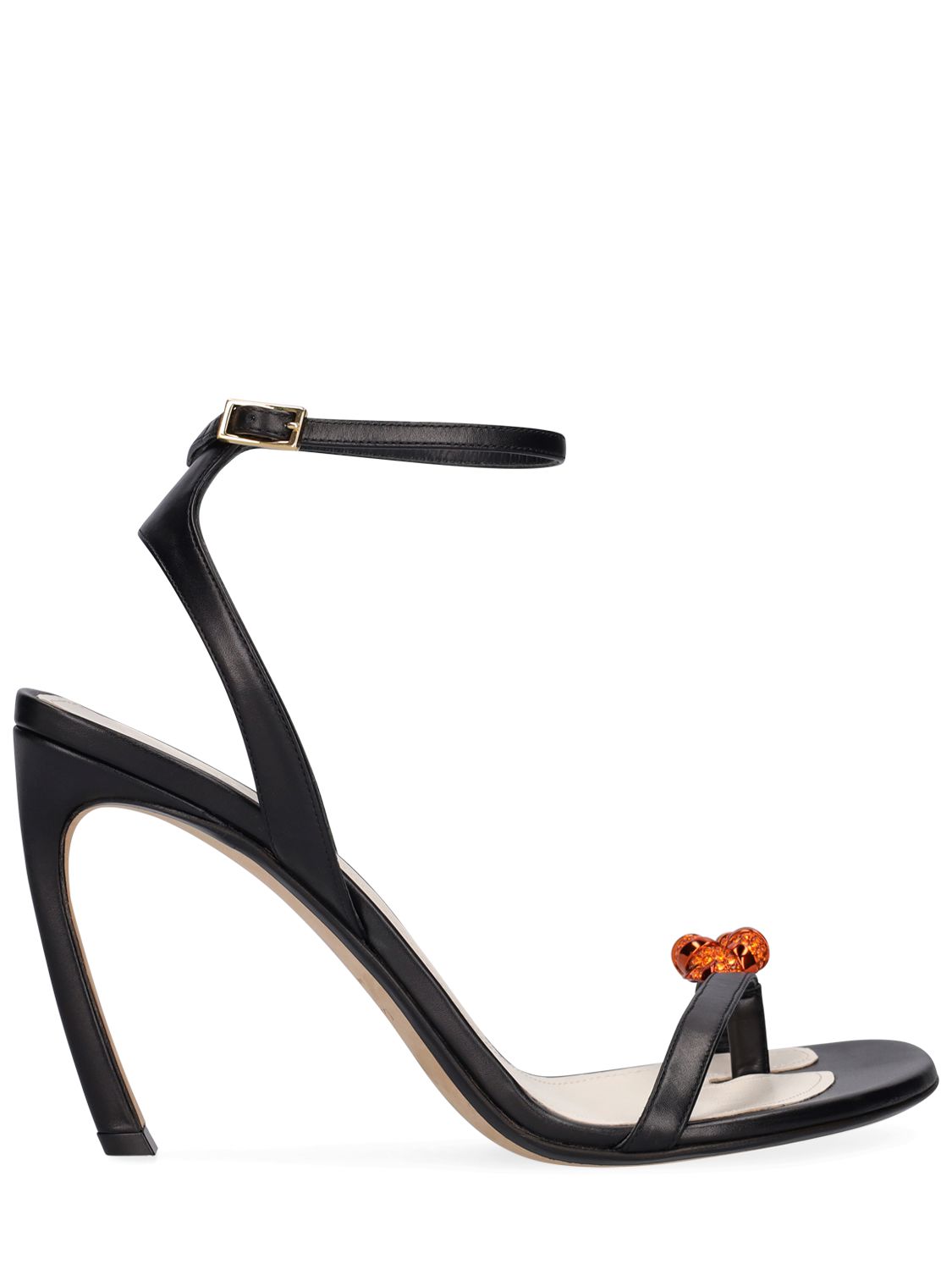 Lanvin 95mm Swing leather high heel sandals