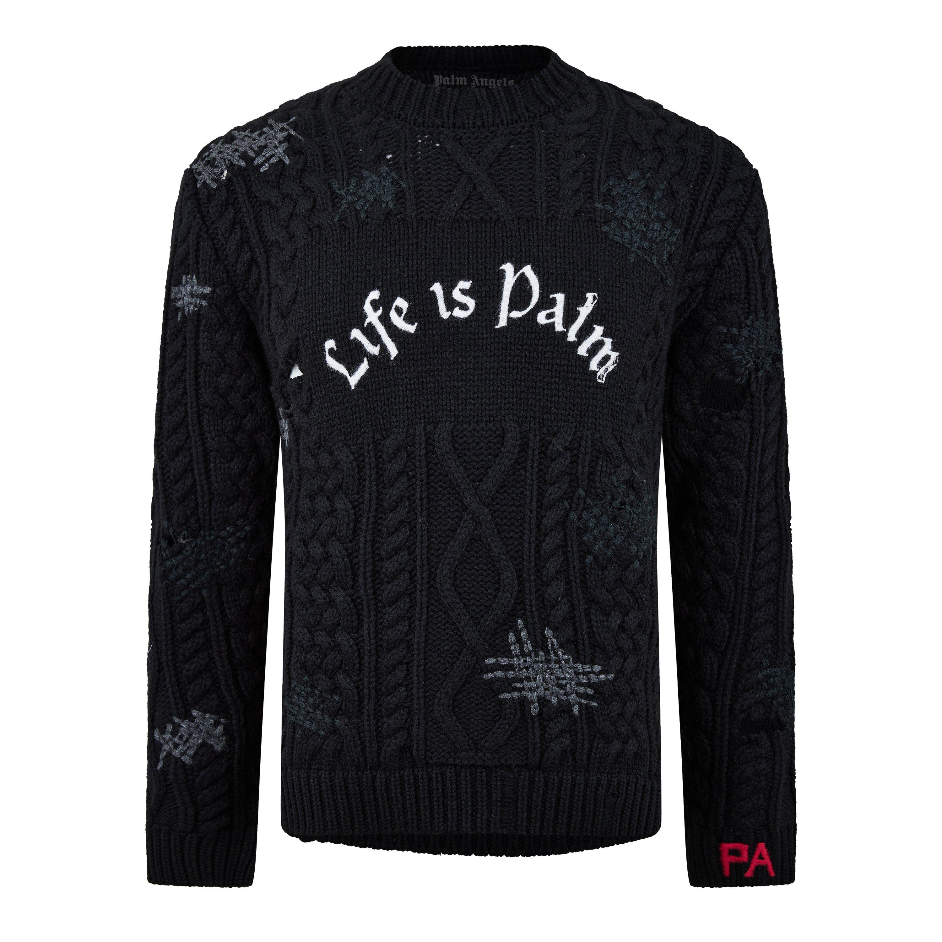 Life Is Palm Fisherman Jumper