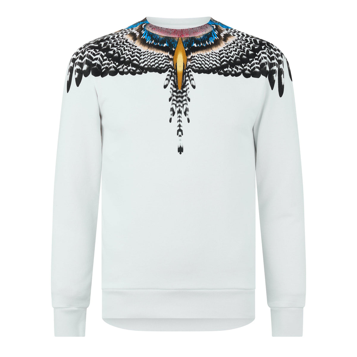 Wings Print Crew Neck Jumper