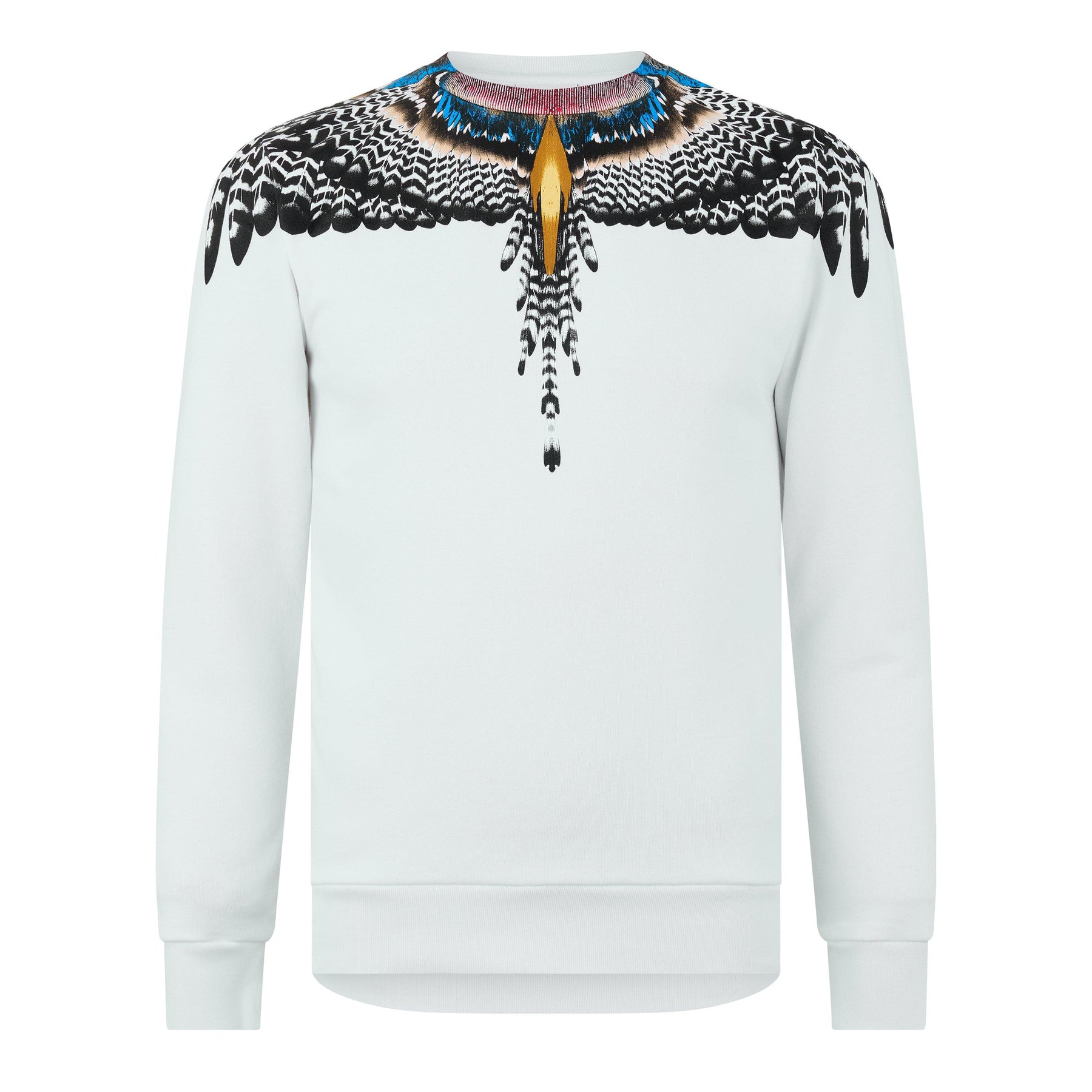 Wings Print Crew Neck Jumper