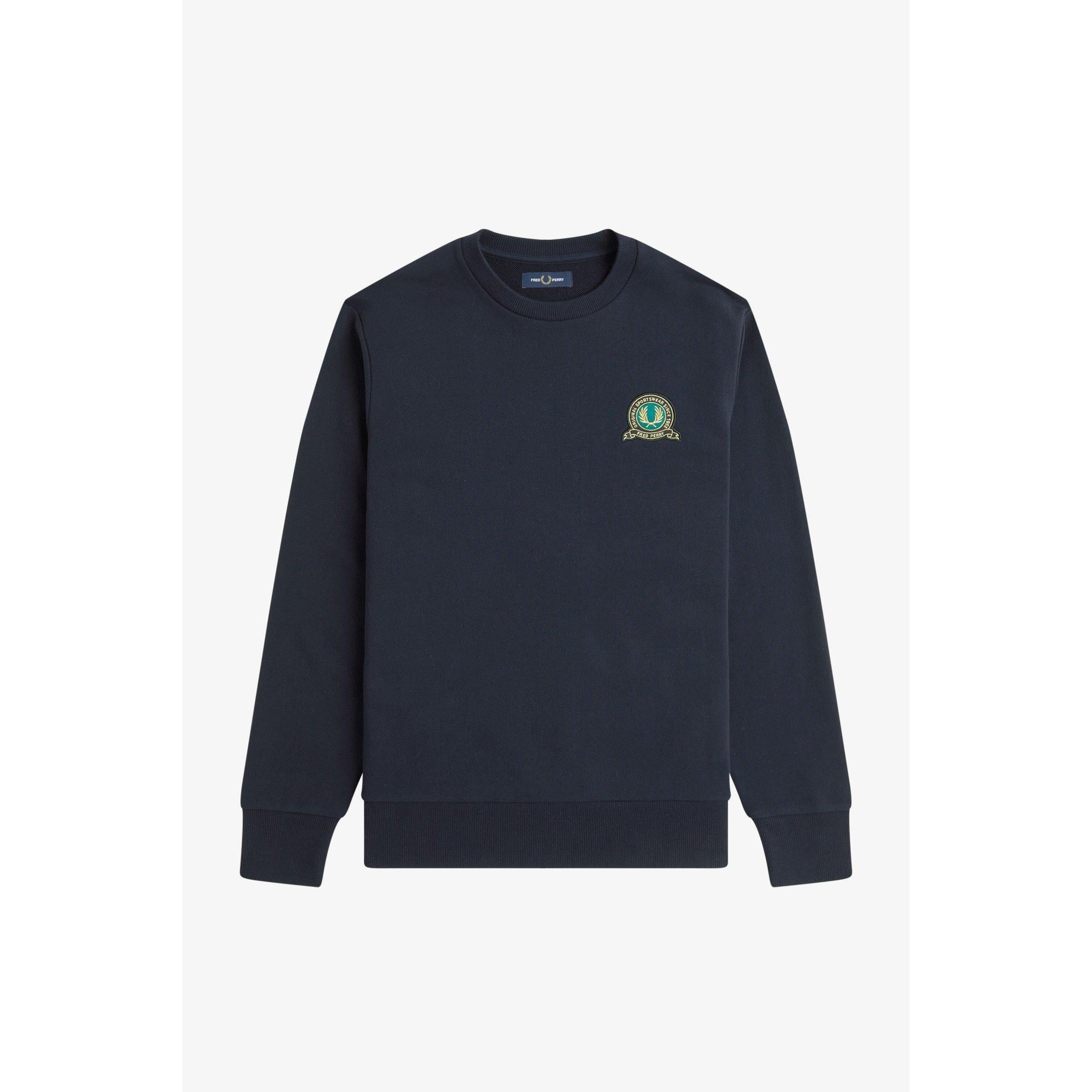 Badge Crew Neck Sweatshirt