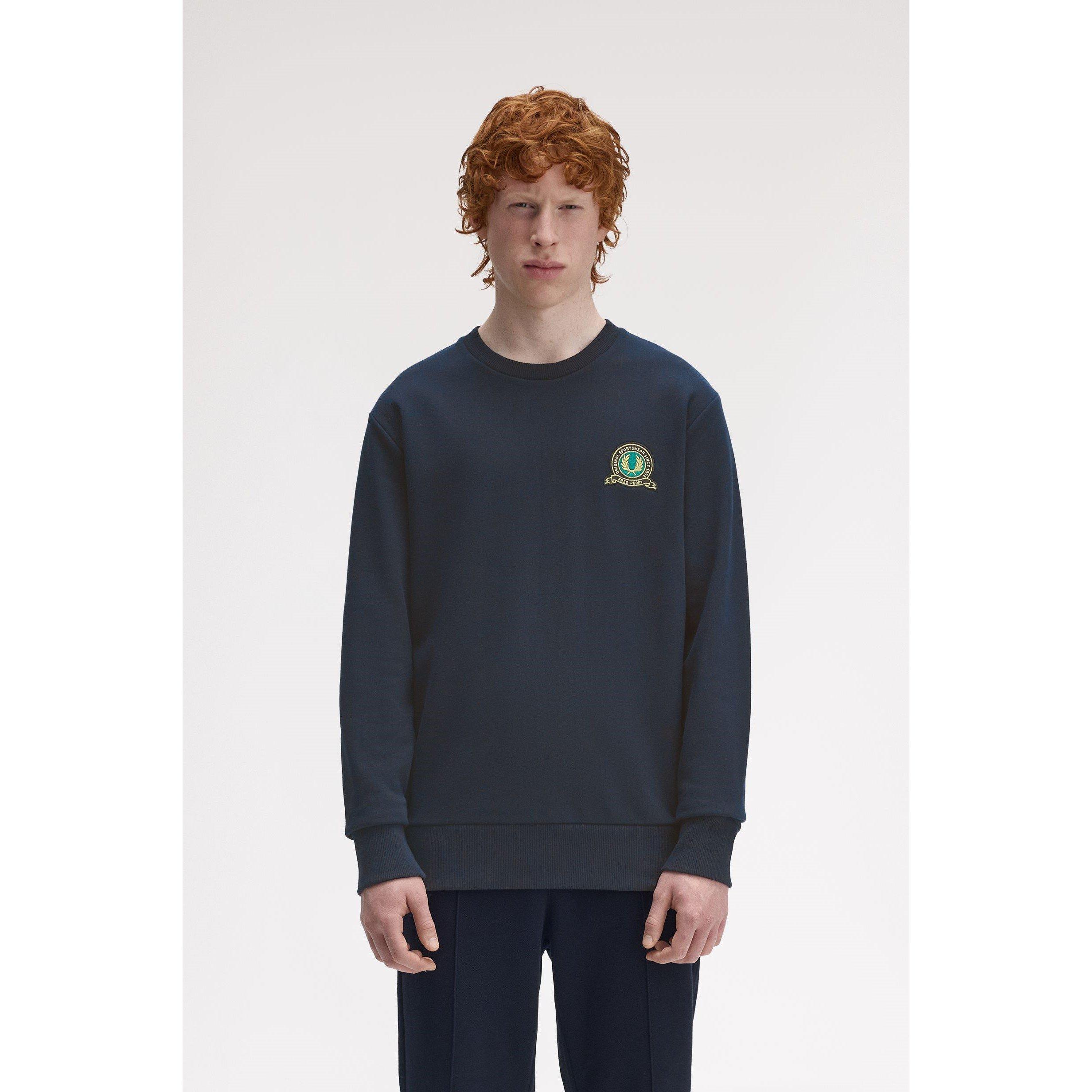 Badge Crew Neck Sweatshirt