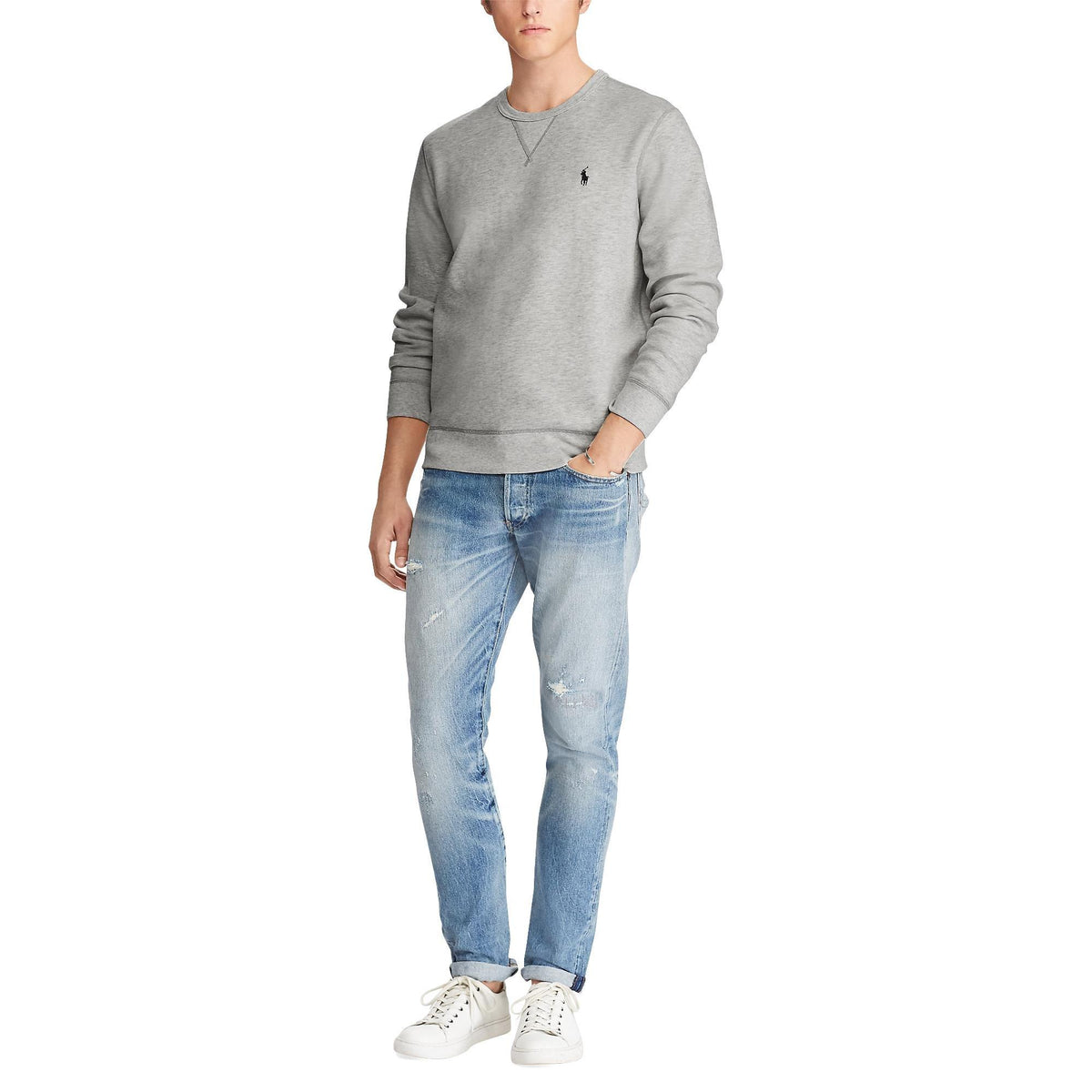 Logo Crew Neck Tech Sweatshirt