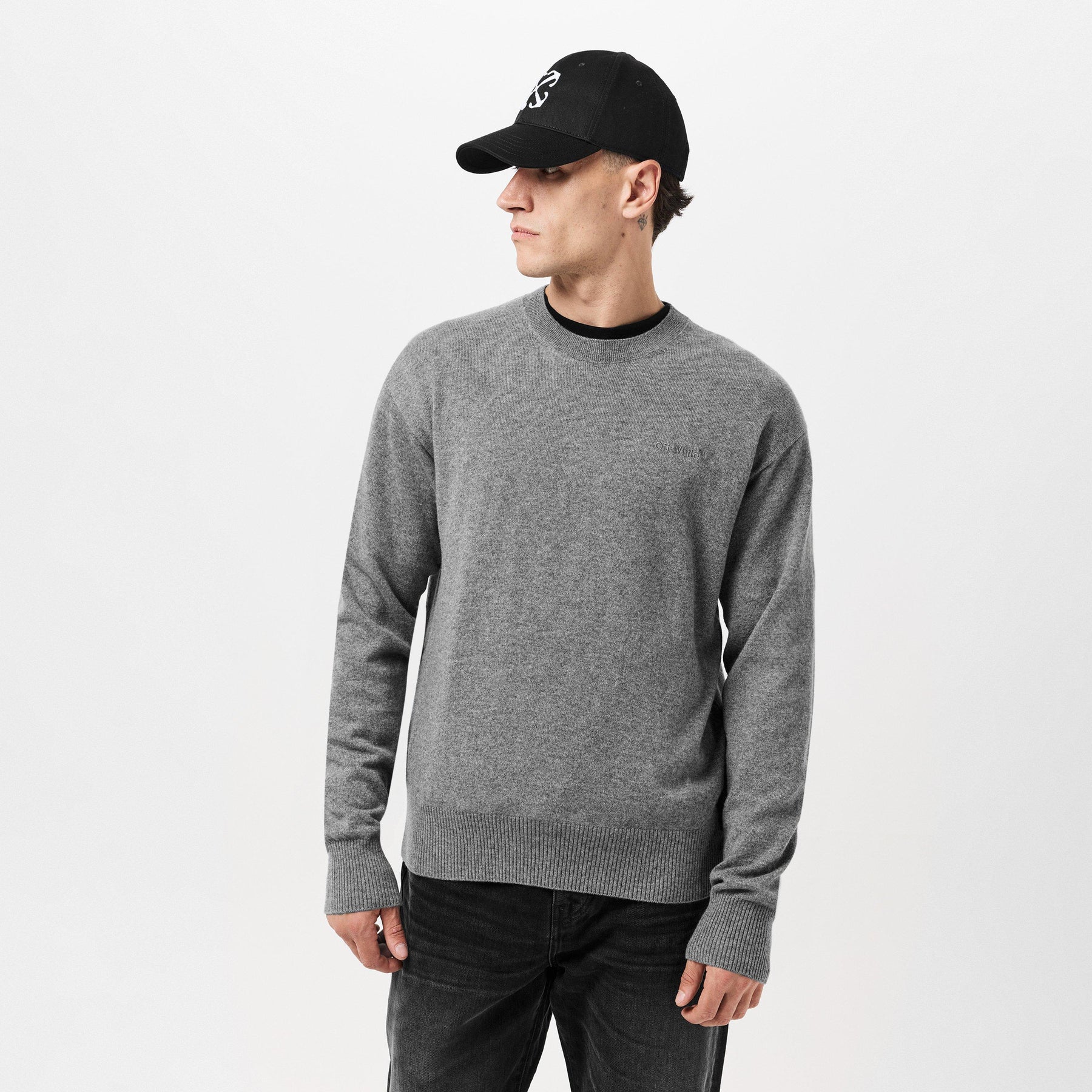 Men's  Cashmere Crew Knitted Sweater