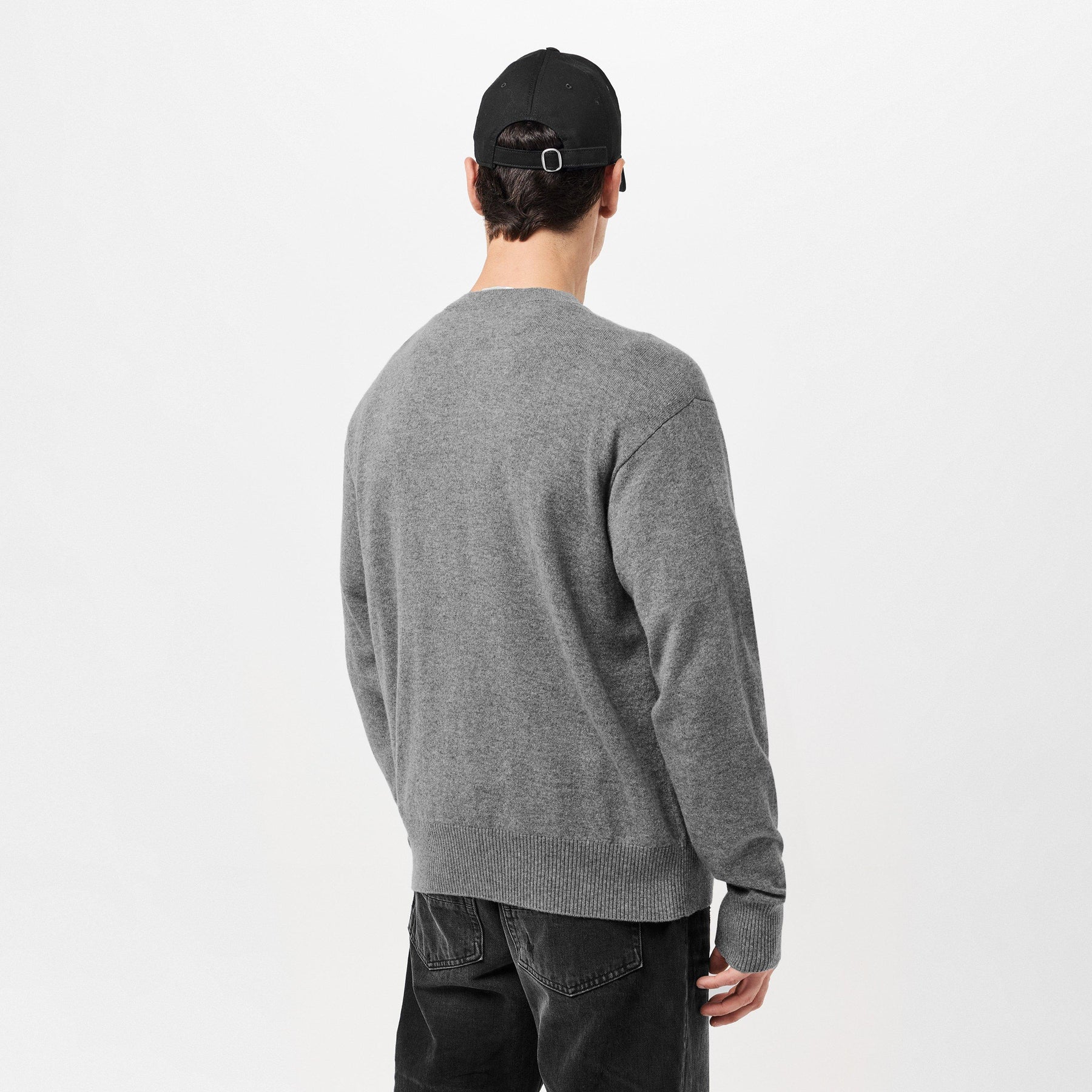 Men's  Cashmere Crew Knitted Sweater