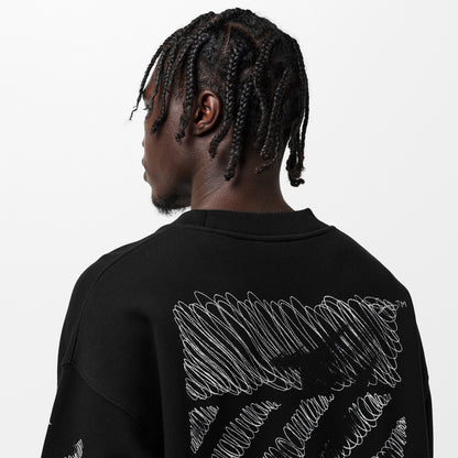 Scrib Skate Relaxed Fit Crew Sweatshirt