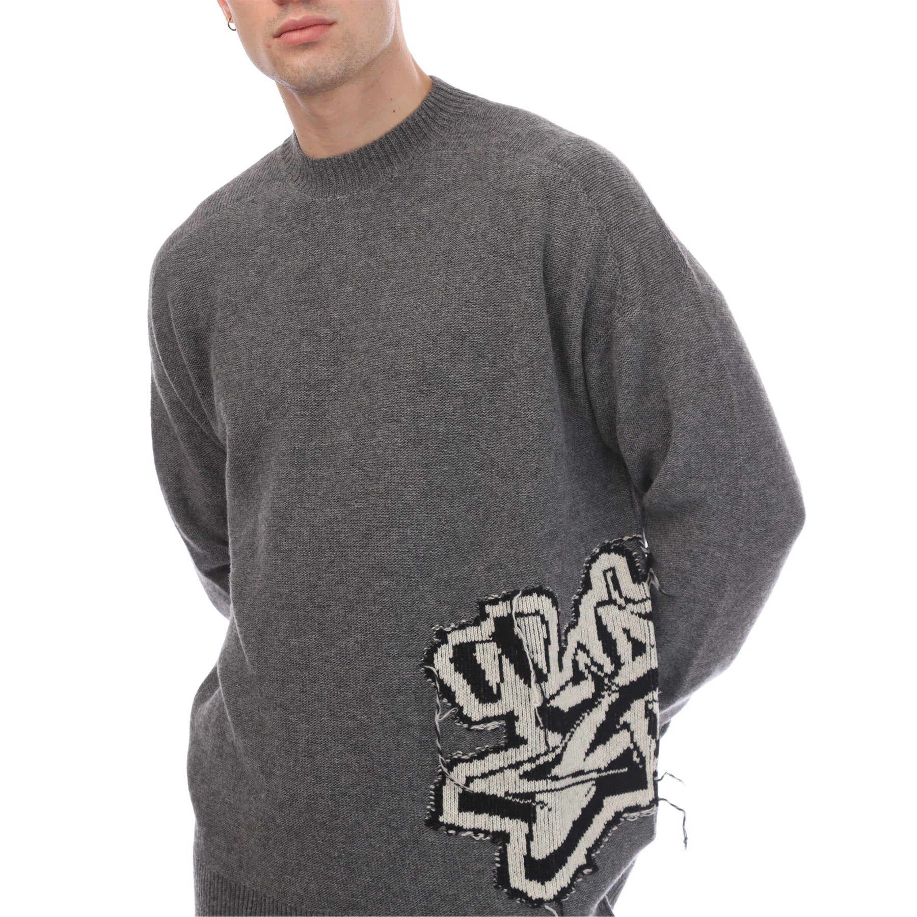 Off Chunky Knt Crw Sn99