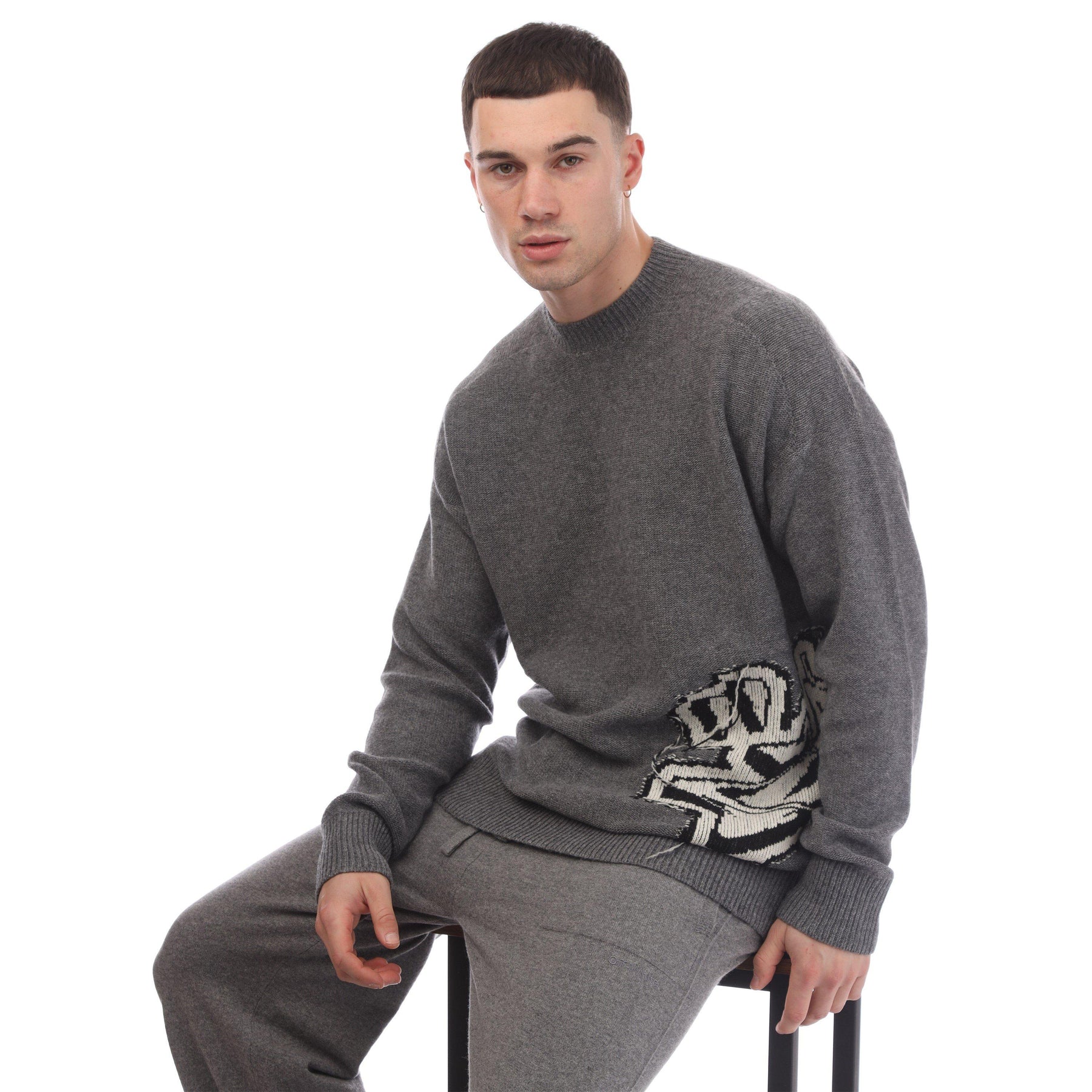 Off Chunky Knt Crw Sn99