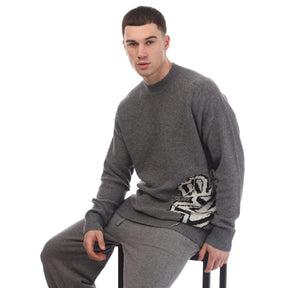 Off Chunky Knt Crw Sn99