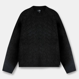 Textured Knit Contemporary Fit Crew Sweatshirt