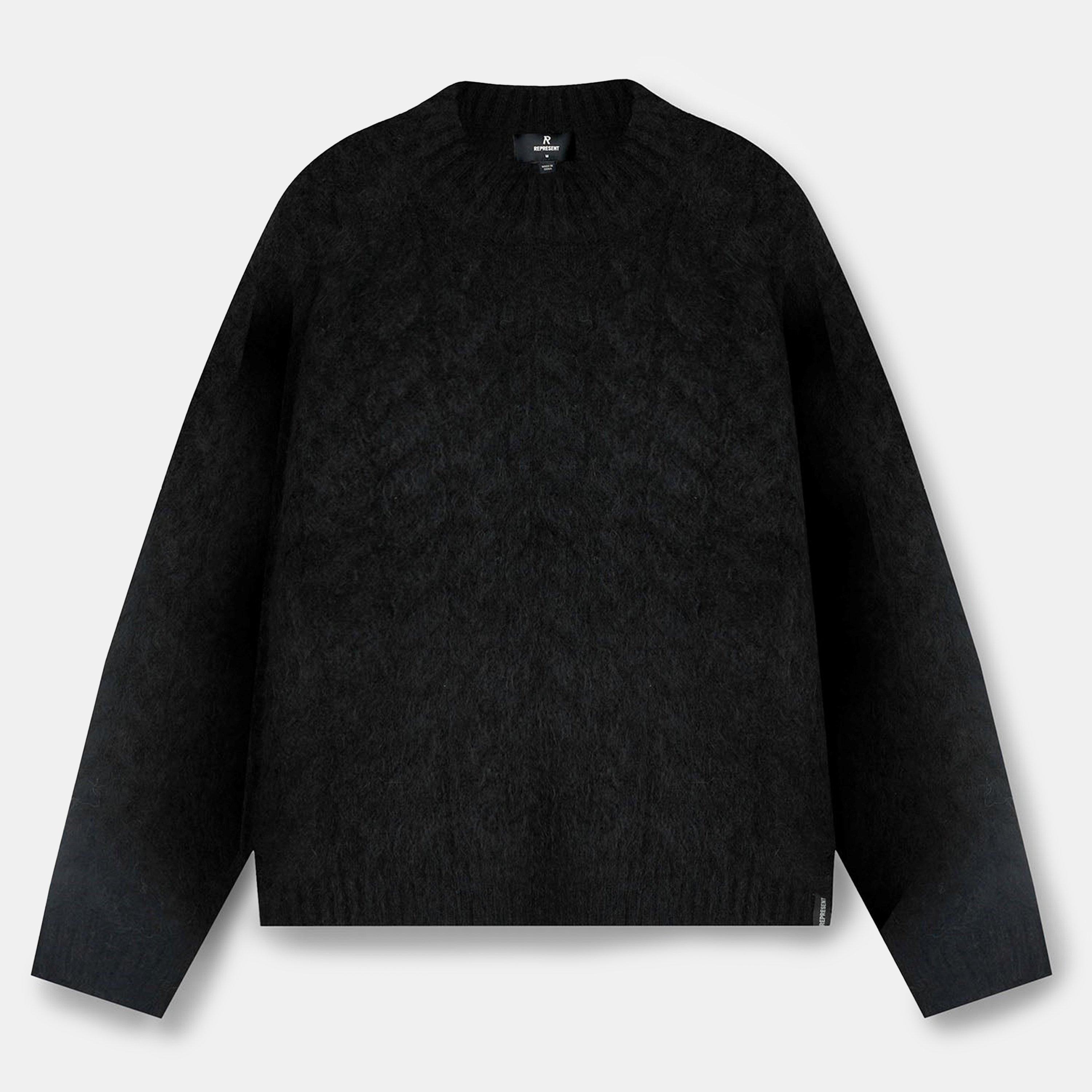 Textured Knit Contemporary Fit Crew Sweatshirt