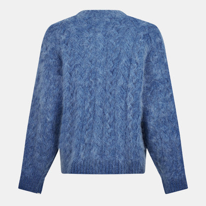 Textured Knit Contemporary Fit Crew Sweatshirt