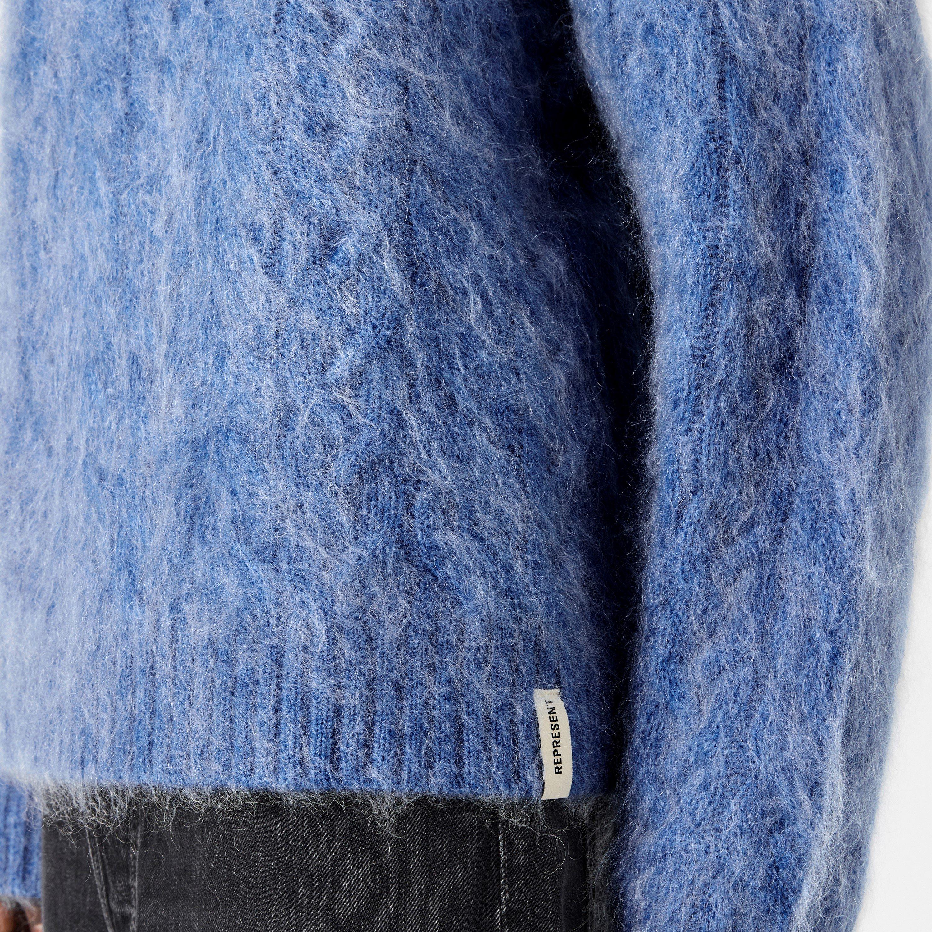 Textured Knit Contemporary Fit Crew Sweatshirt