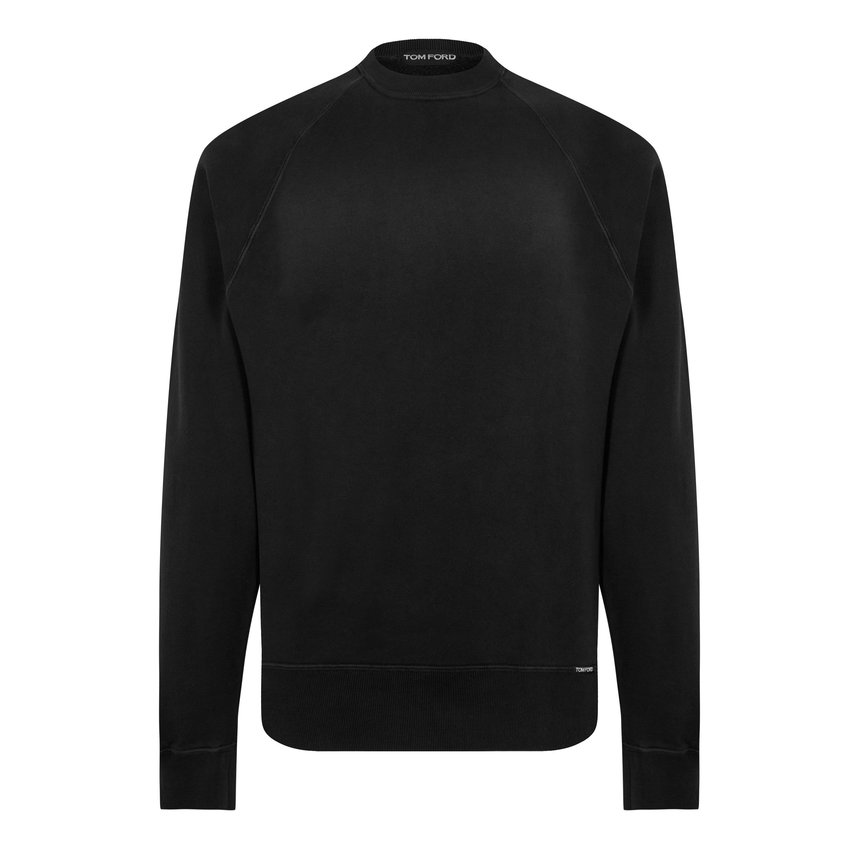 Plain Cotton Crew Sweatshirt