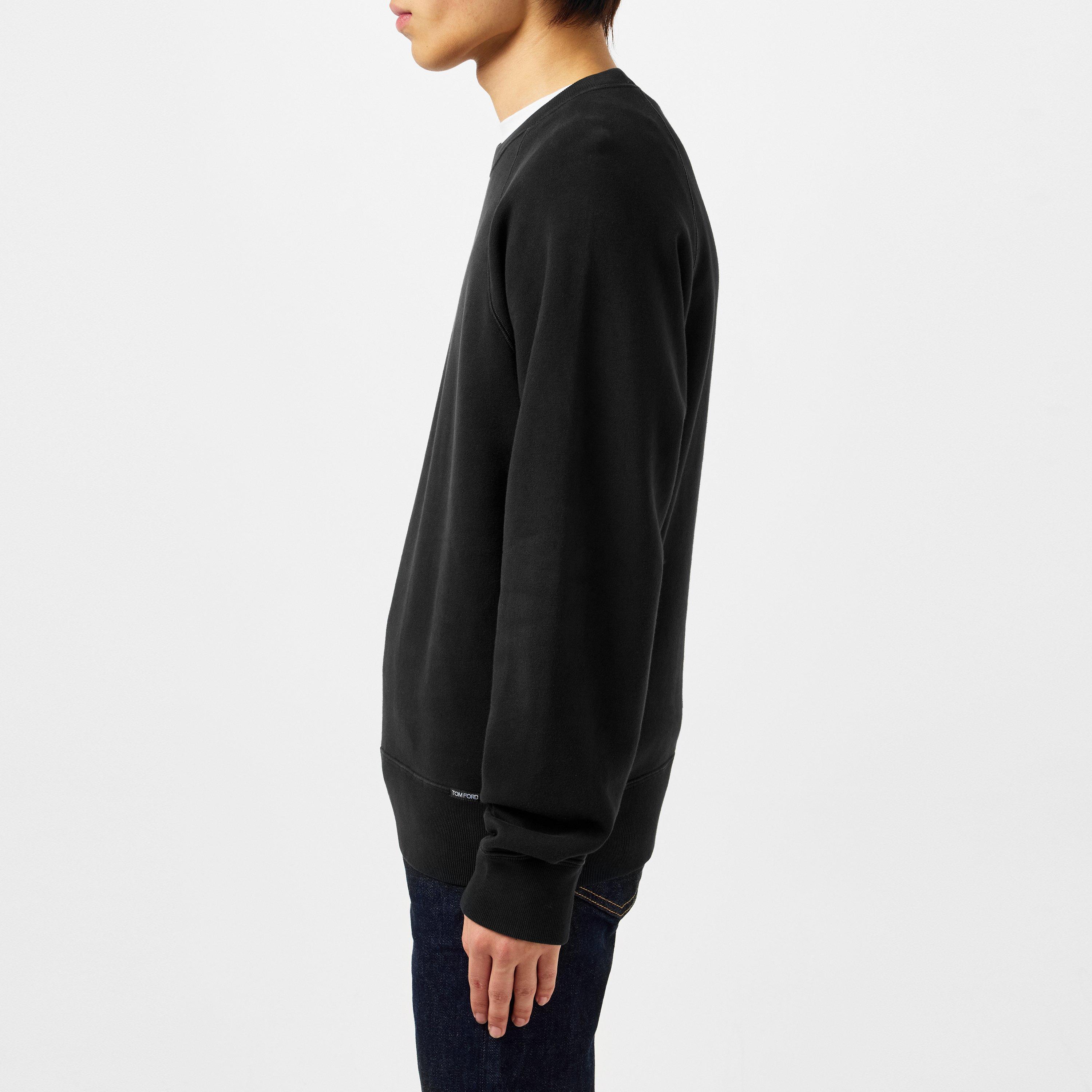 Plain Cotton Crew Sweatshirt