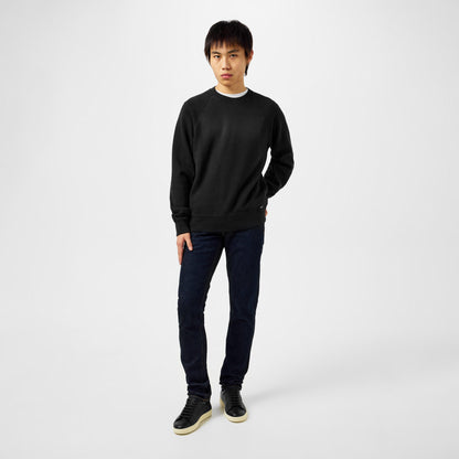 Plain Cotton Crew Sweatshirt