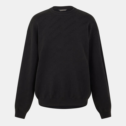 All-Over Logo Crew Sweater