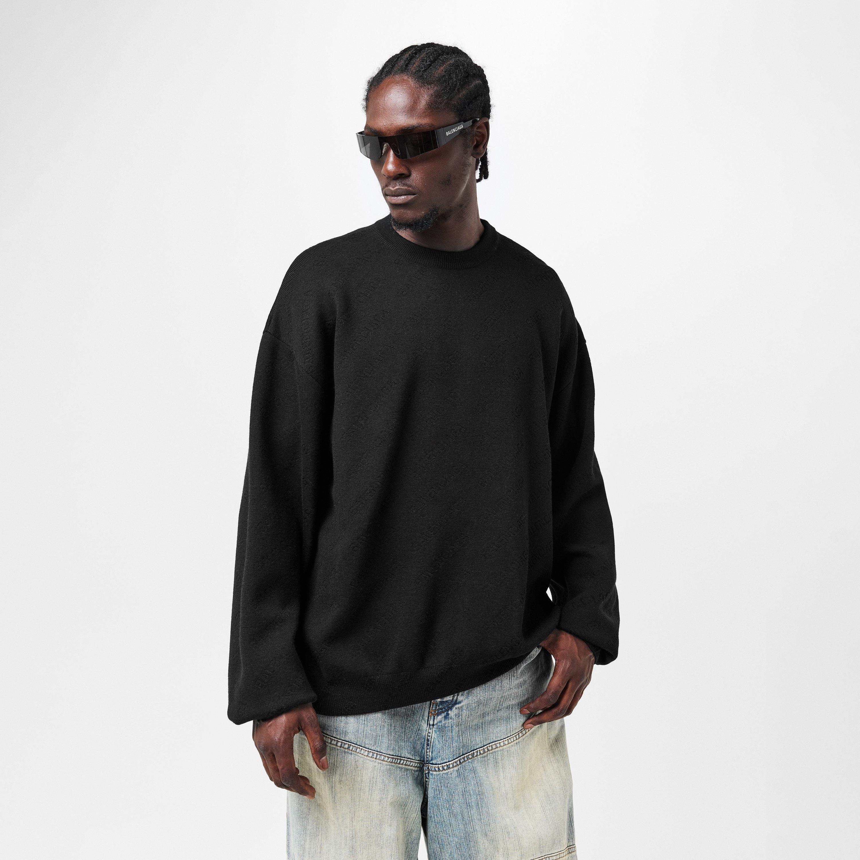 All-Over Logo Crew Sweater