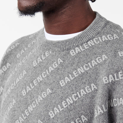All Over Logo Sweater