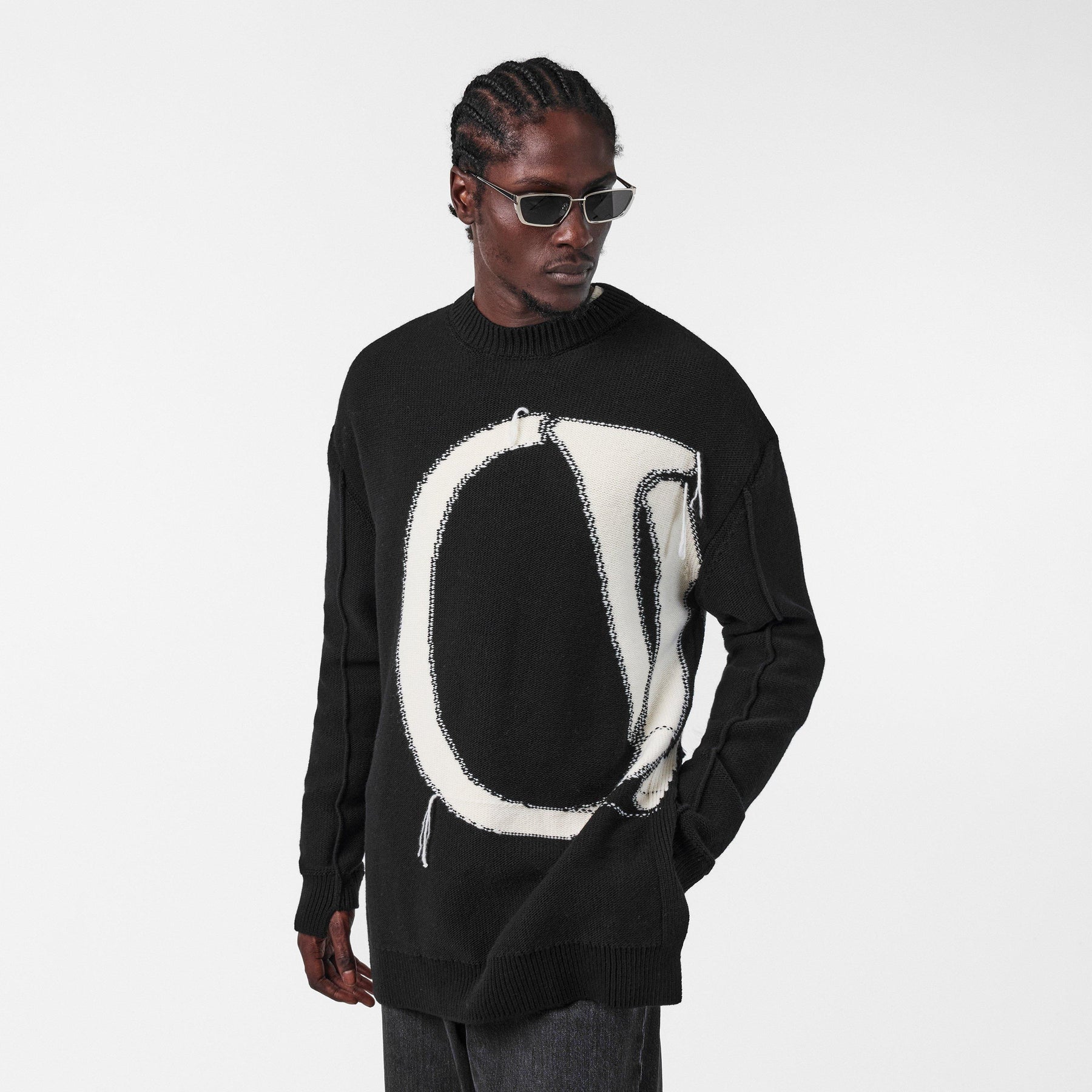 Off Maxi Crew Neck Sn99