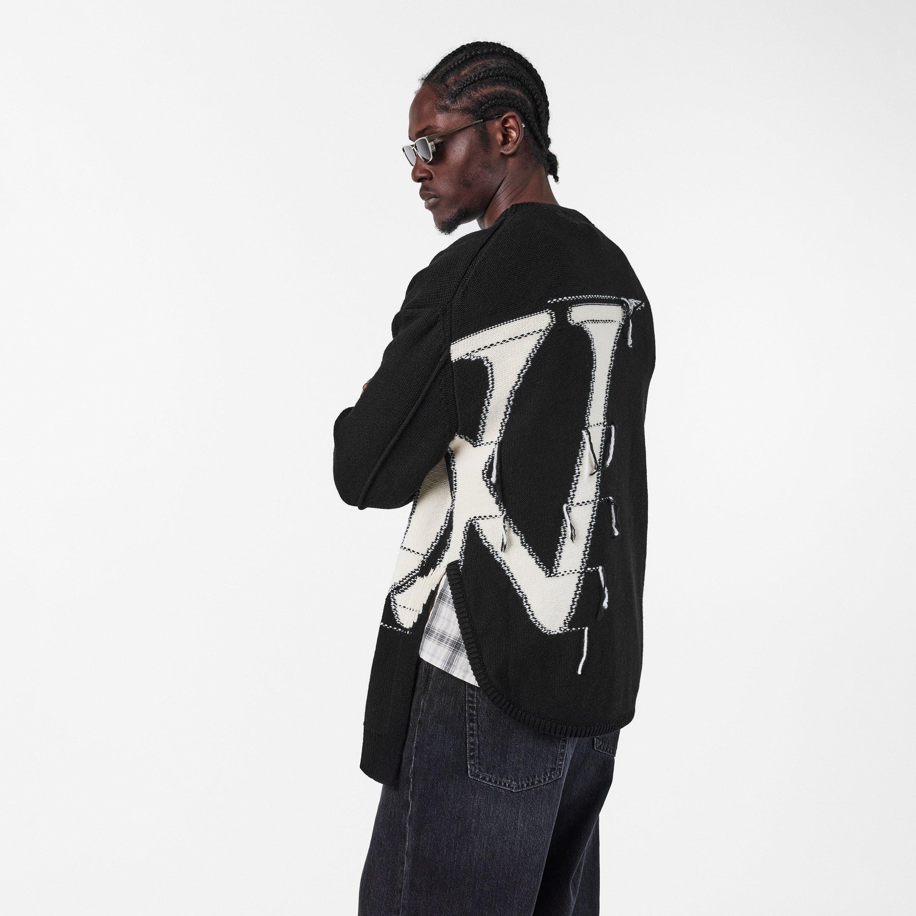 Off Maxi Crew Neck Sn99