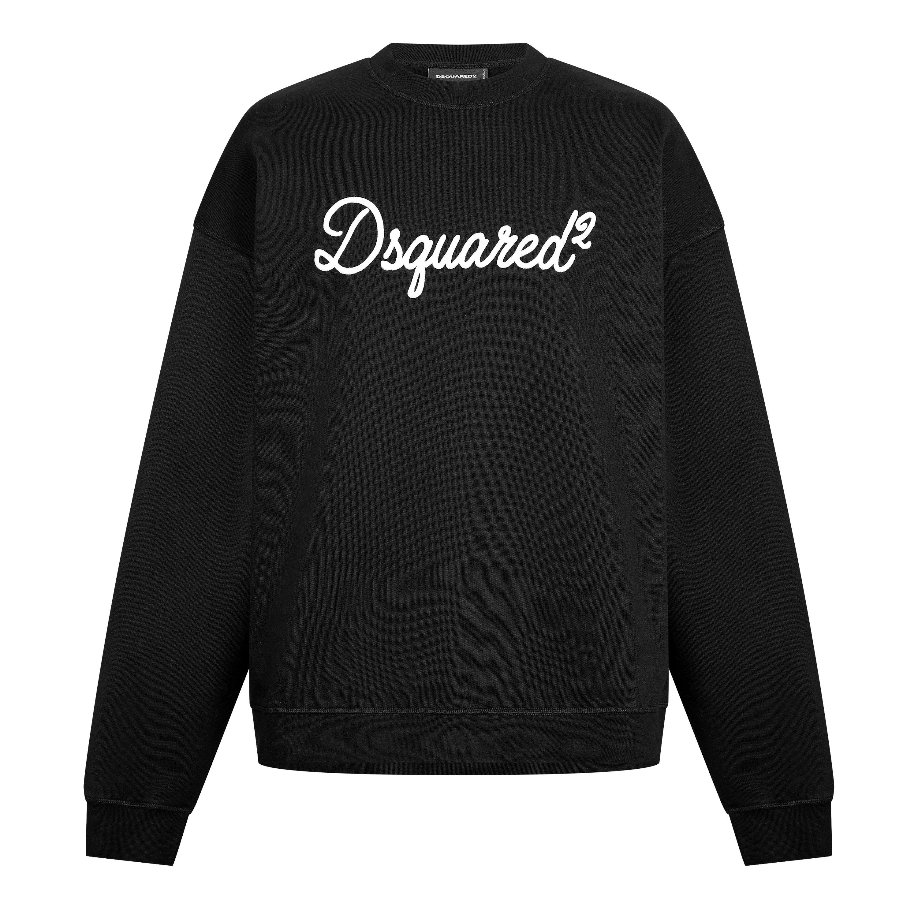 DSQ Big Signature Crew Sweatshirt