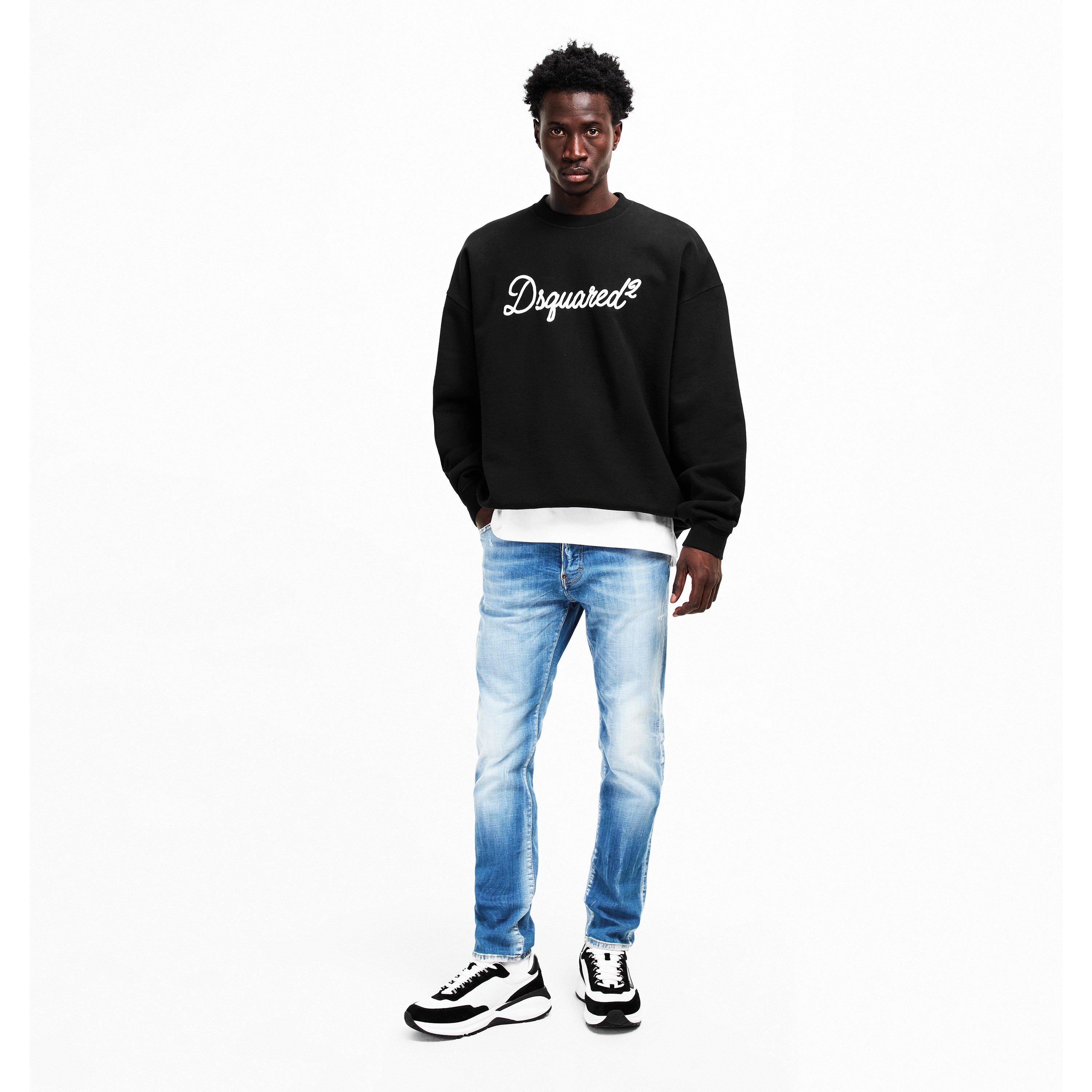 DSQ Big Signature Crew Sweatshirt