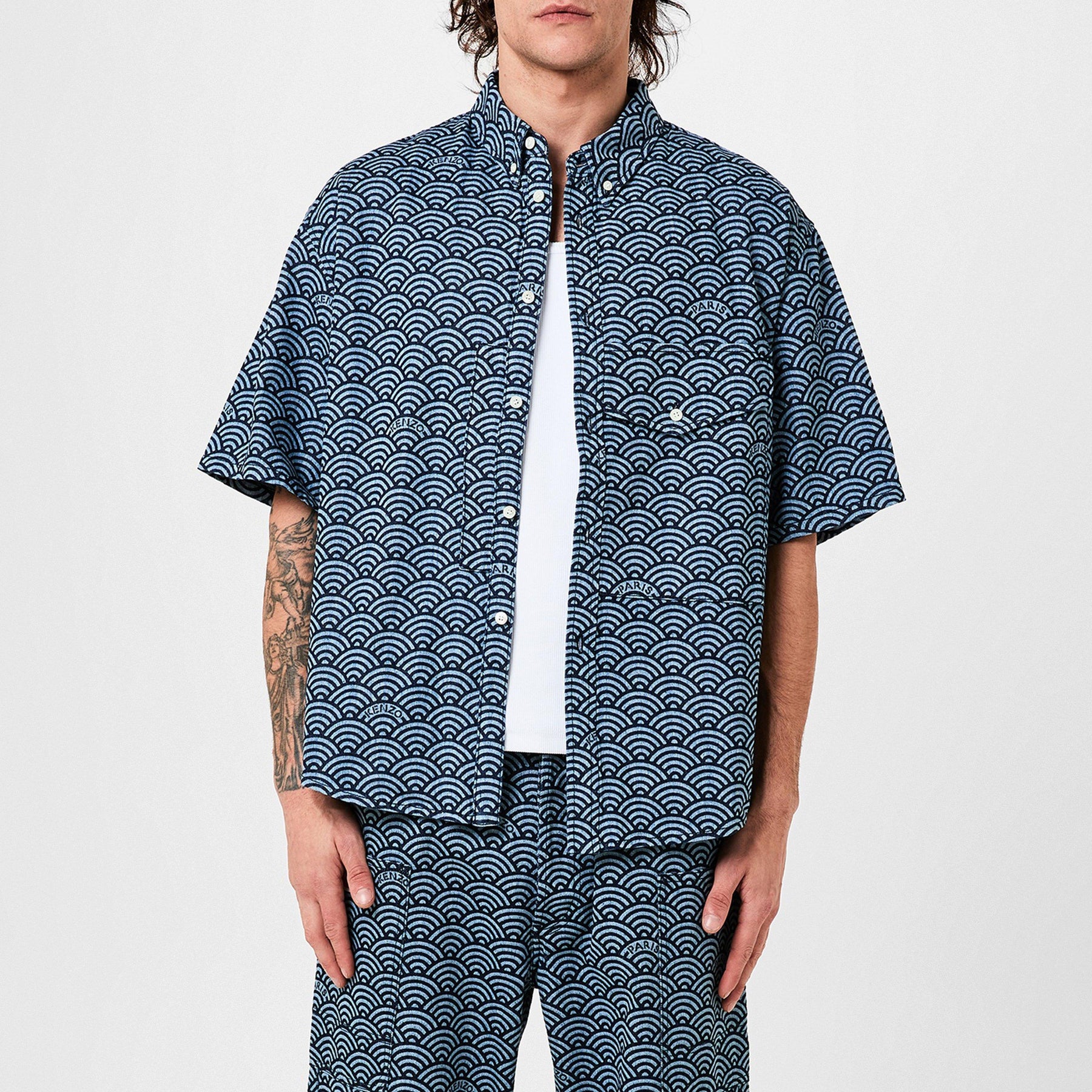 Short Sleeve Denim Shirt