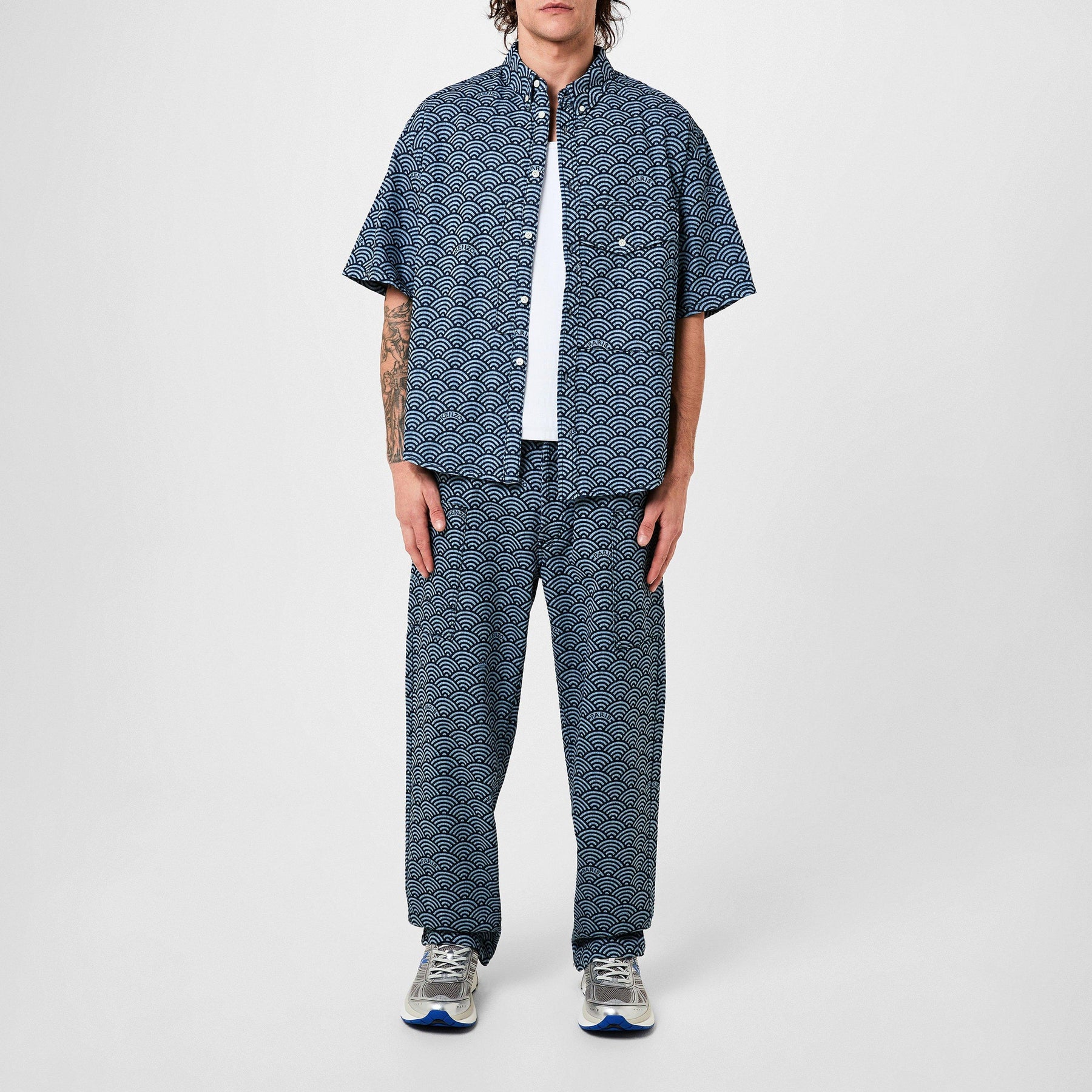 Short Sleeve Denim Shirt