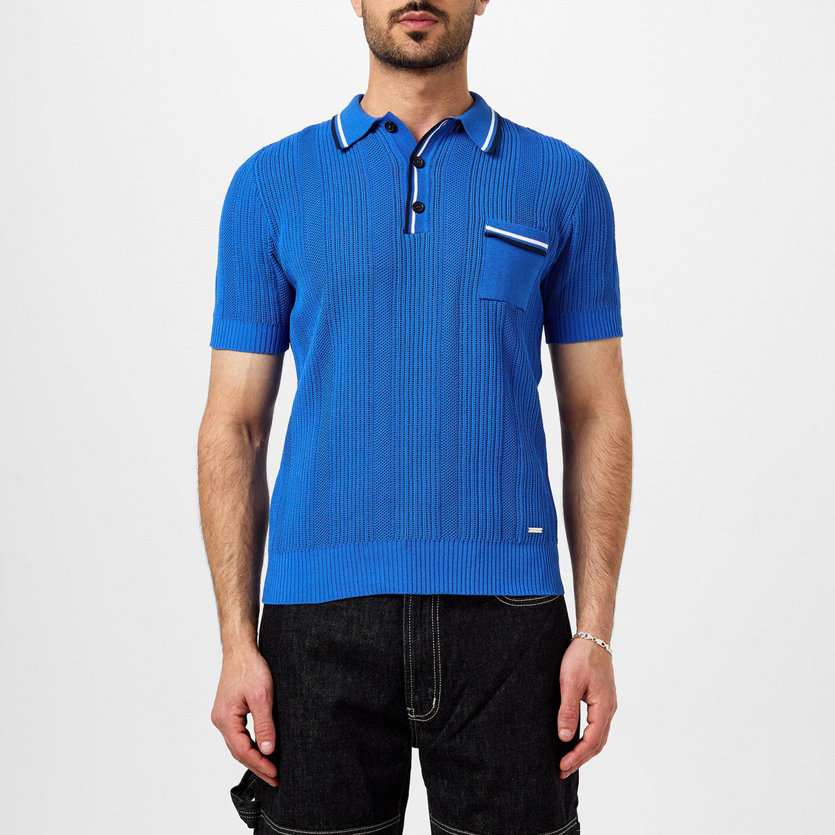 Knit Polo Shirt