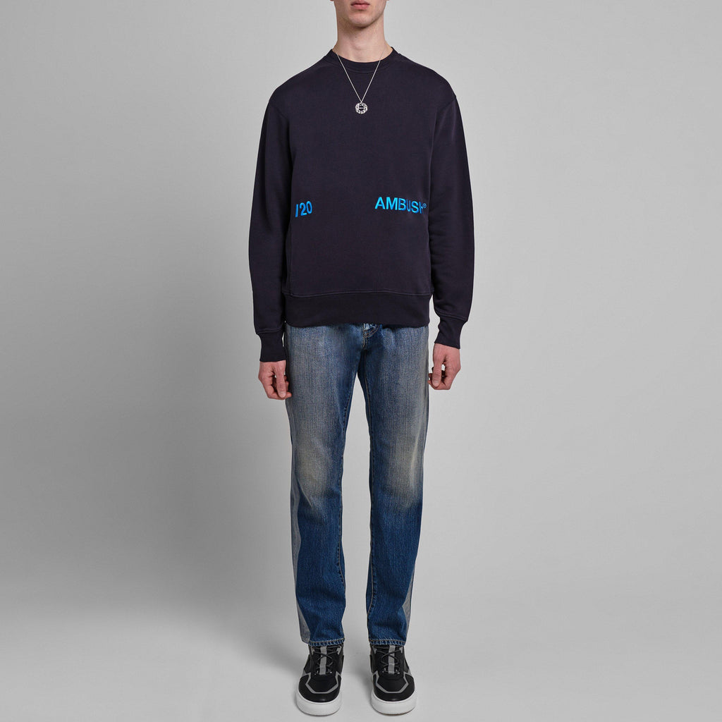 Embroidered Crew Sweatshirt