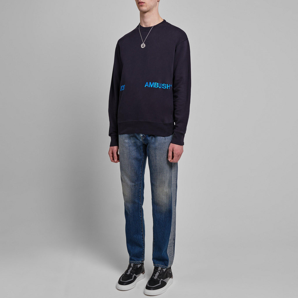 Embroidered Crew Sweatshirt
