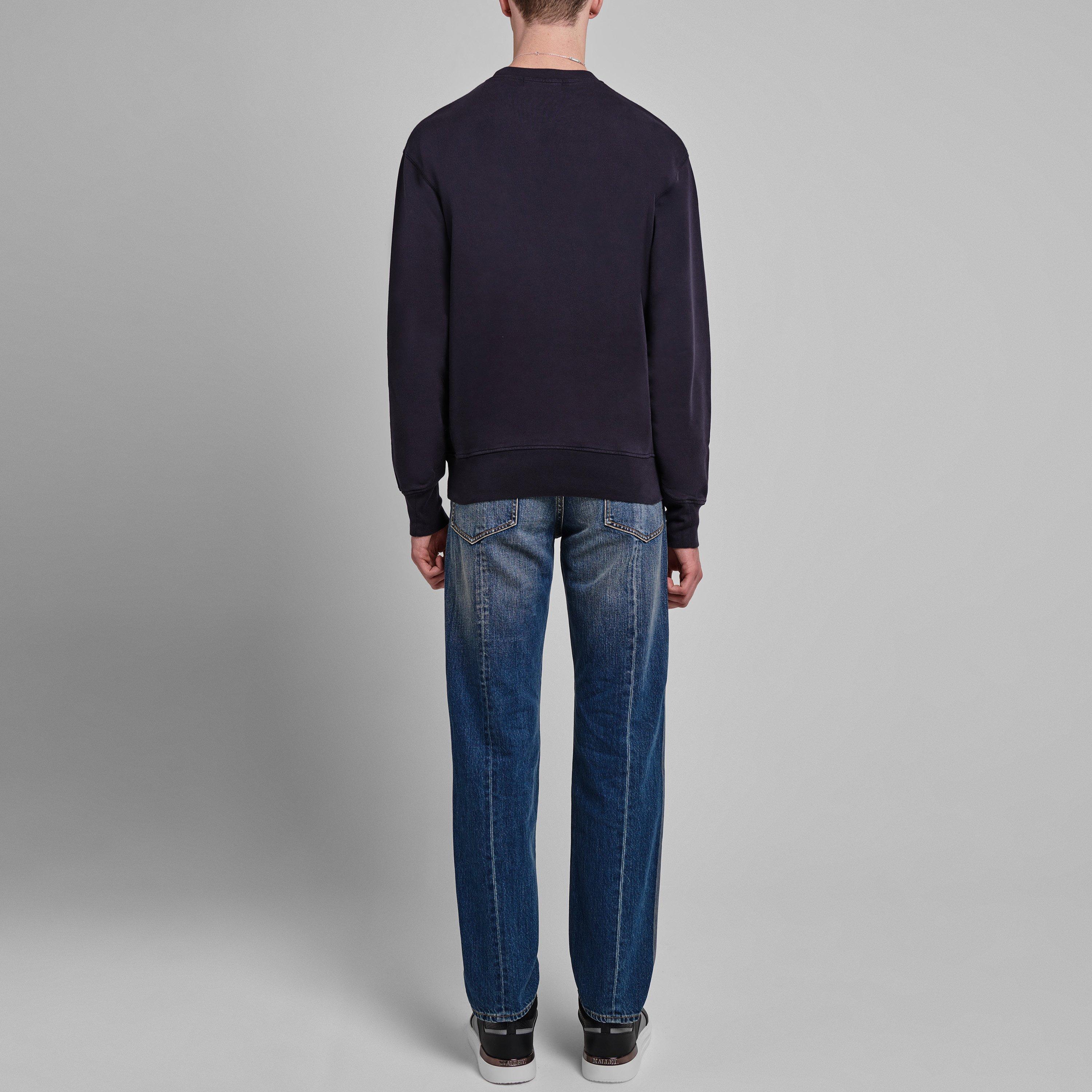 Embroidered Crew Sweatshirt