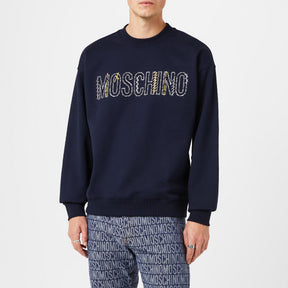 Stitched Logo Organic Cotton Sweatshirt