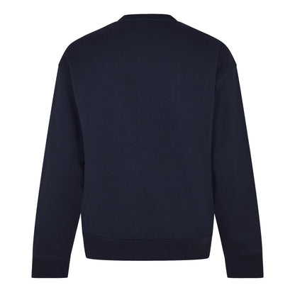 Stitched Logo Organic Cotton Sweatshirt