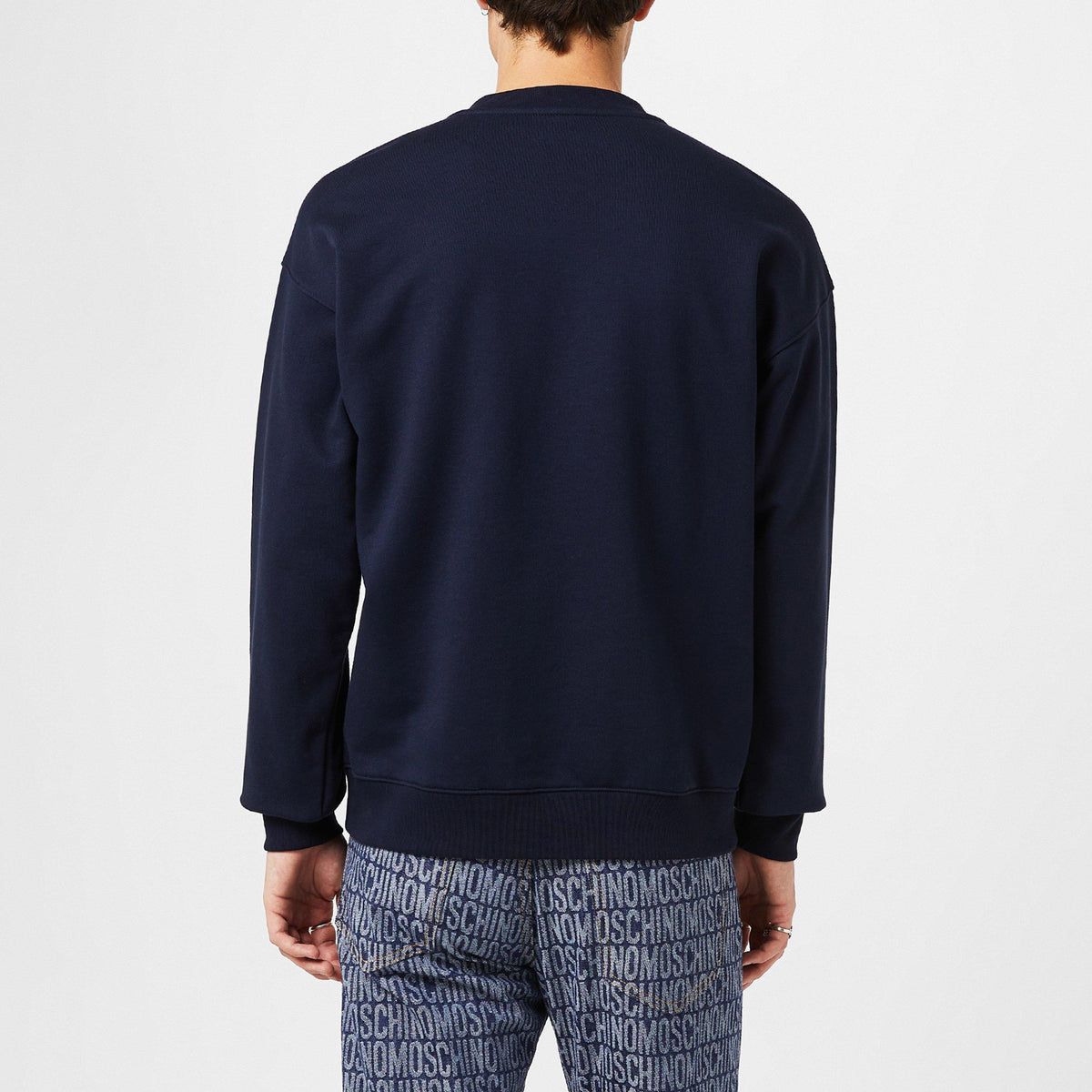 Stitched Logo Organic Cotton Sweatshirt