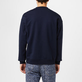 Stitched Logo Organic Cotton Sweatshirt