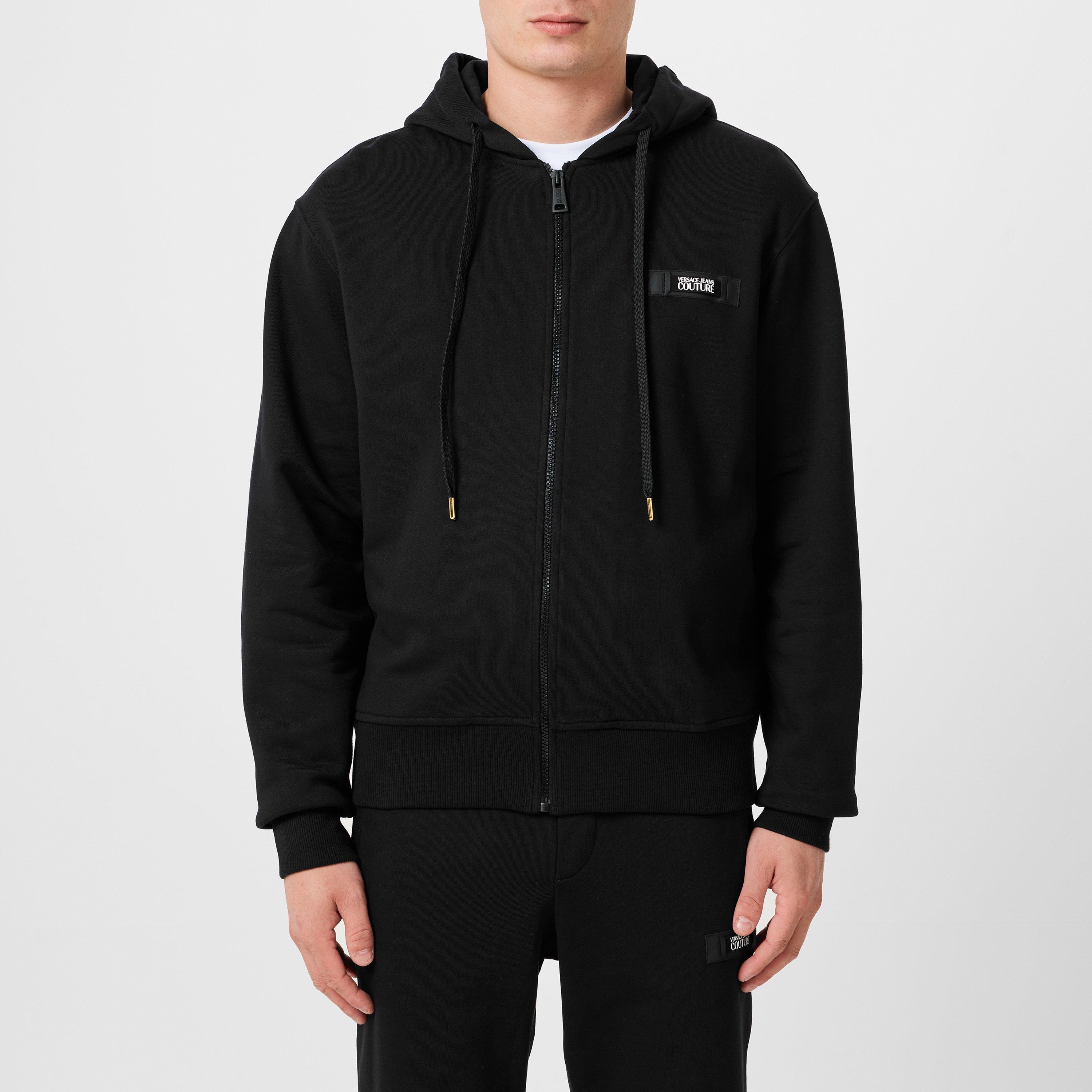 Logo Patch Zip Hoodie