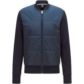 Men's Skiles42 Full Zipped Sweatshirt with Quilted Front Panel Jacket