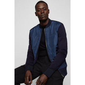 Men's Skiles42 Full Zipped Sweatshirt with Quilted Front Panel Jacket