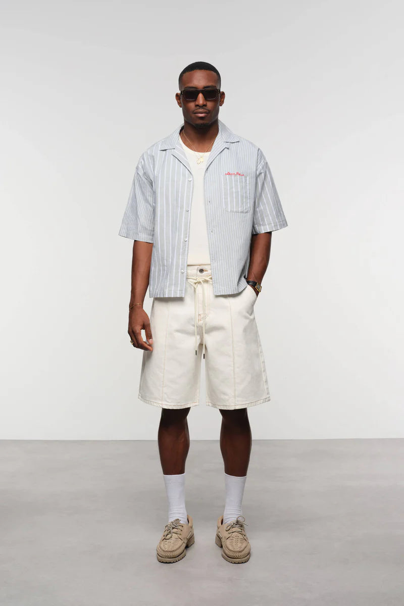 Patchwork script shirt