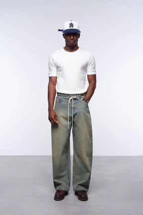 Fitted t-shirt - oat