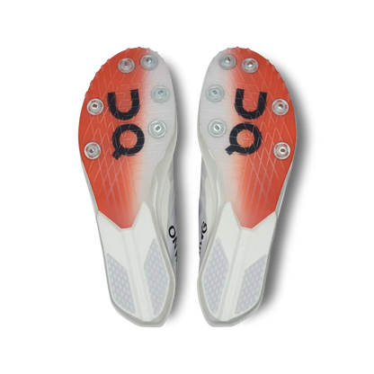 ON RUNNING Cloudspike Amplius White | Flame