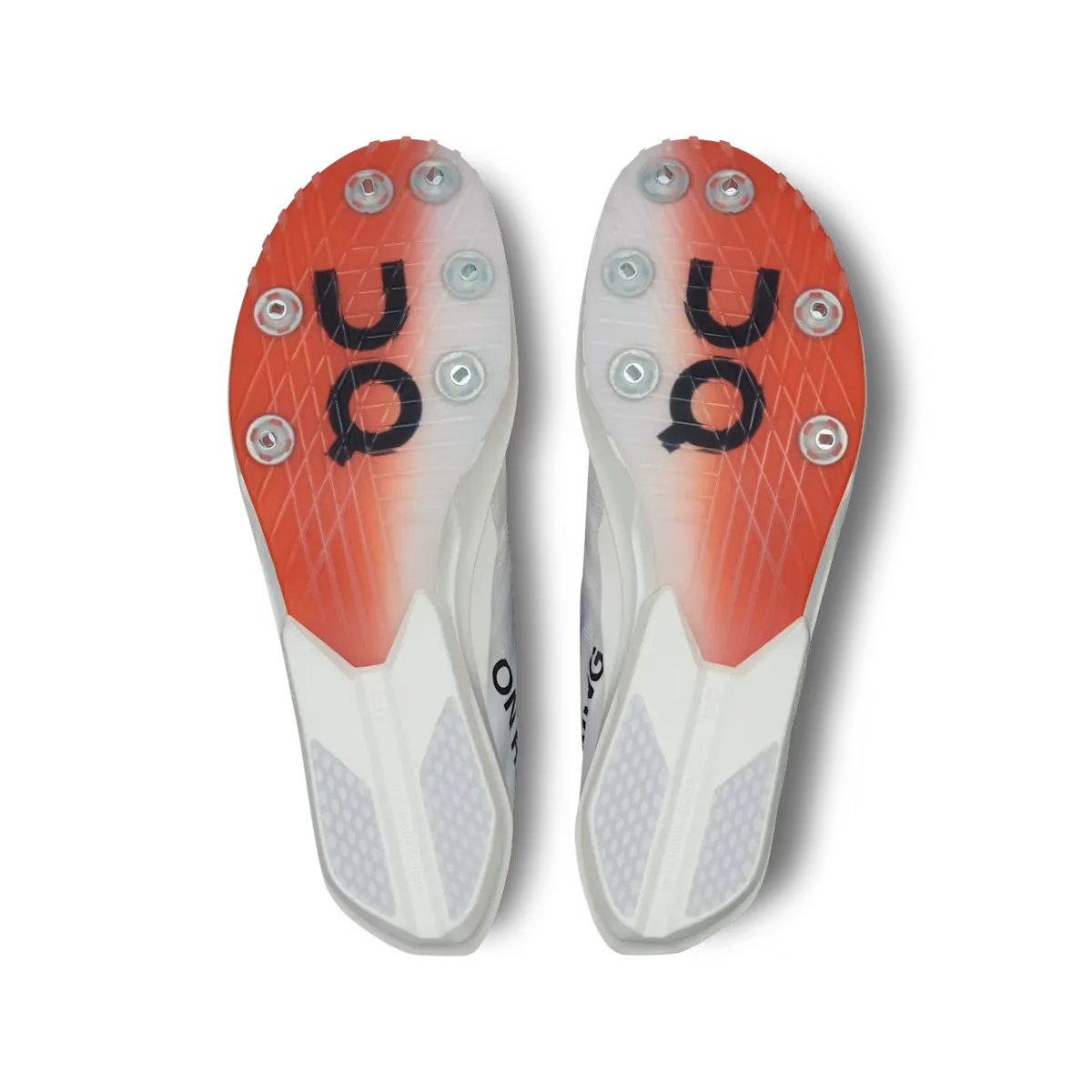 ON RUNNING Cloudspike Amplius White | Flame