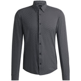 Men's P-Roan Kent Patterned Long-Sleeve Shirt
