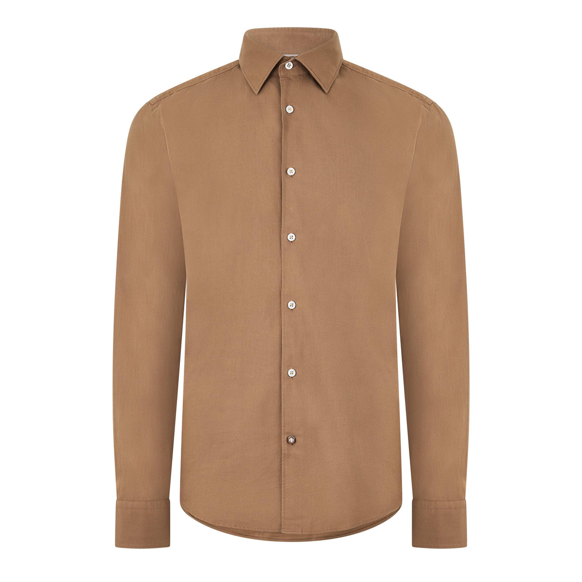 Men's HBB C-HAL-kent Plain Long-Sleeve Shirt