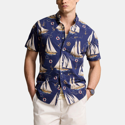 Classic Fit Nautical Oxford Shirt