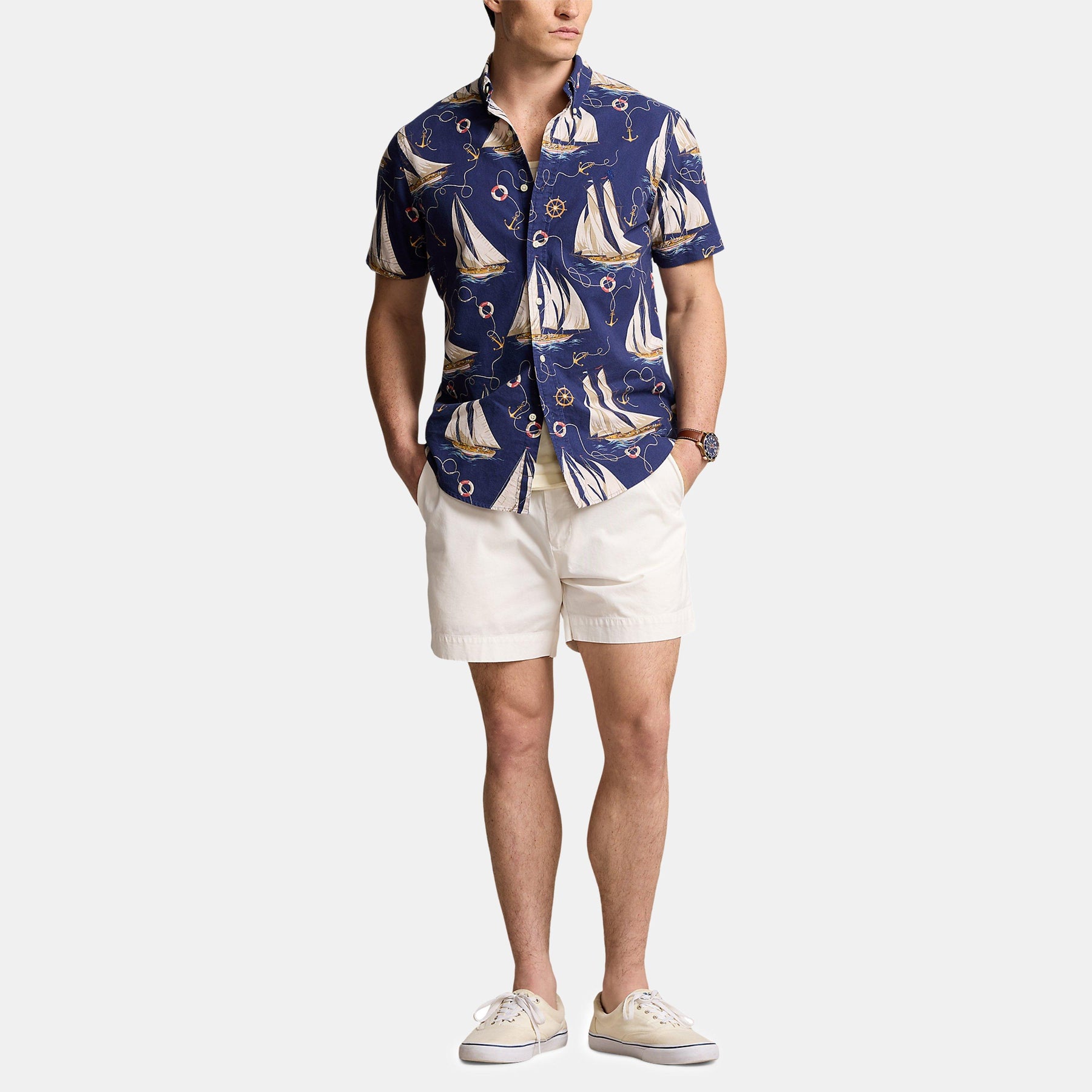 Classic Fit Nautical Oxford Shirt