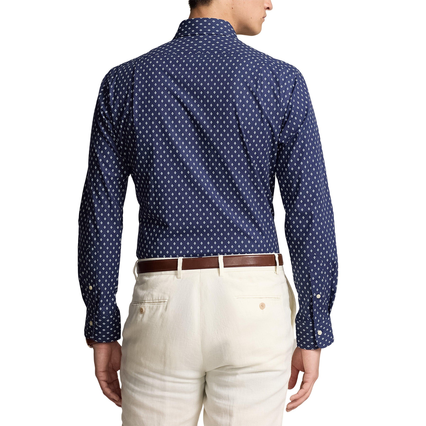 Diamond Slim Fit Stretch Poplin Shirt